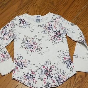 Little girls long sleeve short
